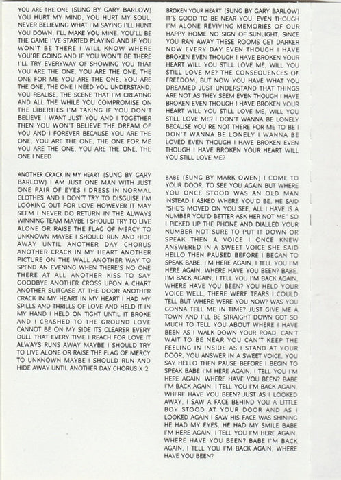 Take That - Everything Changes