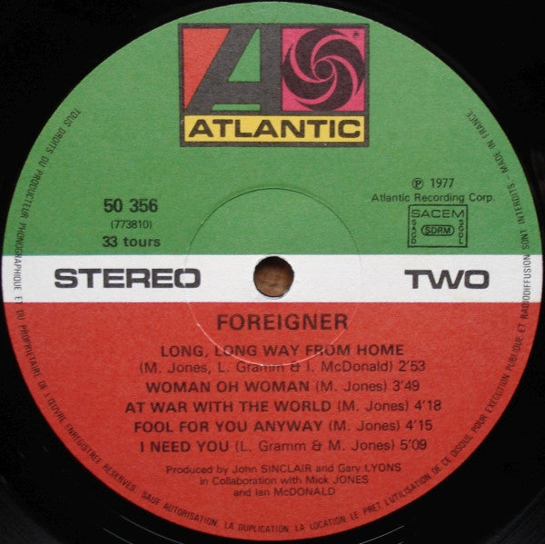 Foreigner -Foreigner