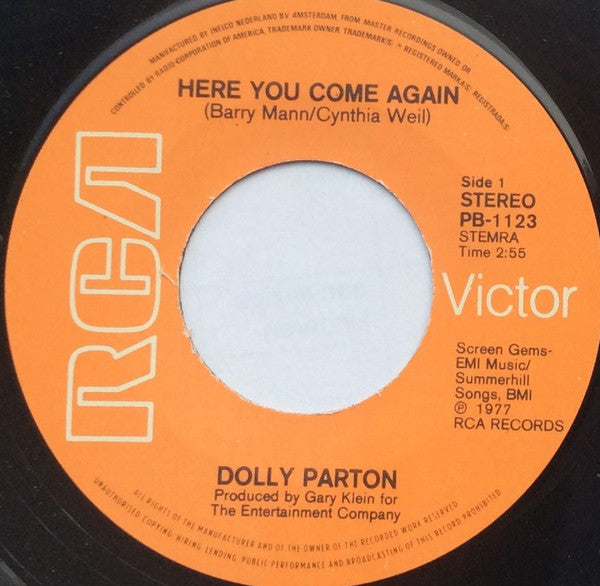 Dolly Parton -Here You Come Again