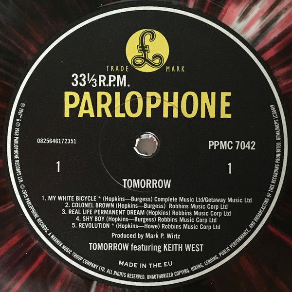 Tomorrow (2) Featuring Keith West -Tomorrow