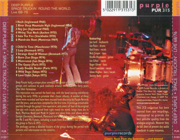 Deep Purple -Space Truckin' Round The World - Live 1968-76
