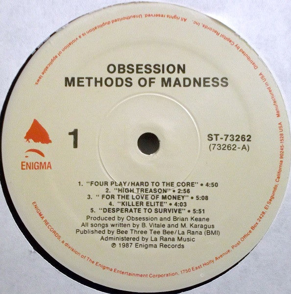 Obsession (6) -Methods Of Madness