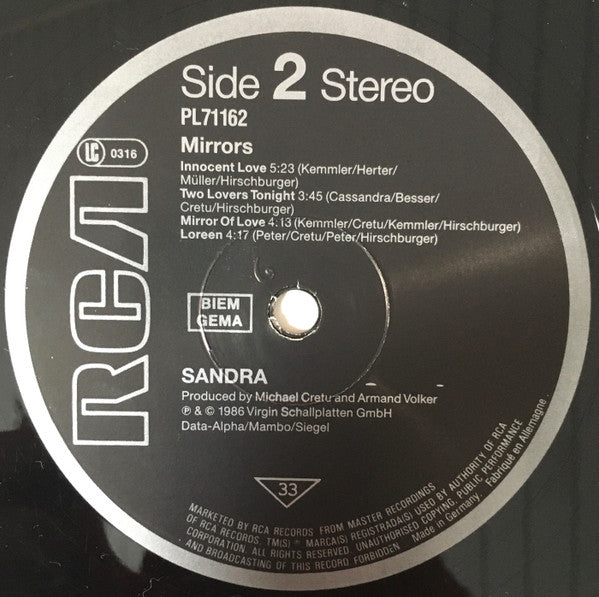 Sandra -Mirrors