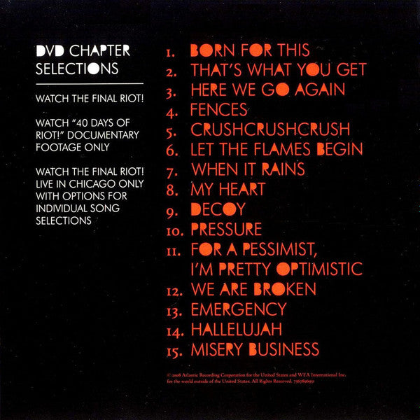 Paramore - The Final Riot!