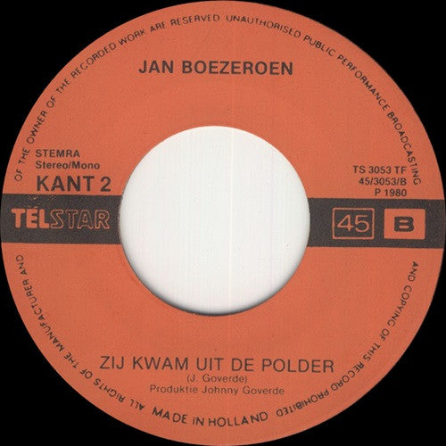 Jan Boezeroen -Brief Uit De Hondehemel