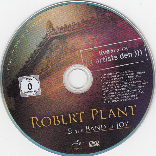 Robert Plant &  The Band Of Joy* -Live From The Artists Den