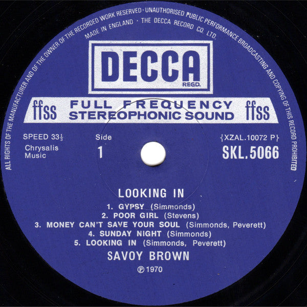 Savoy Brown -Looking In