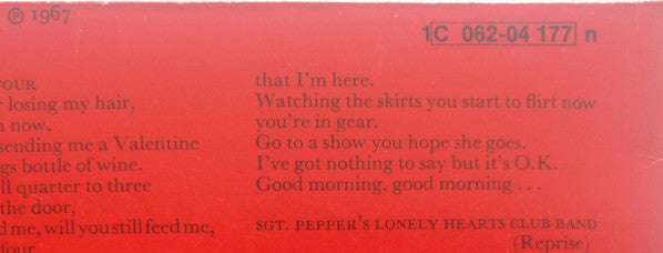 The Beatles -Sgt. Pepper's Lonely Hearts Club Band