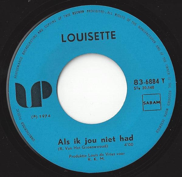 Louisette -Zij Houdt Van Vrijen