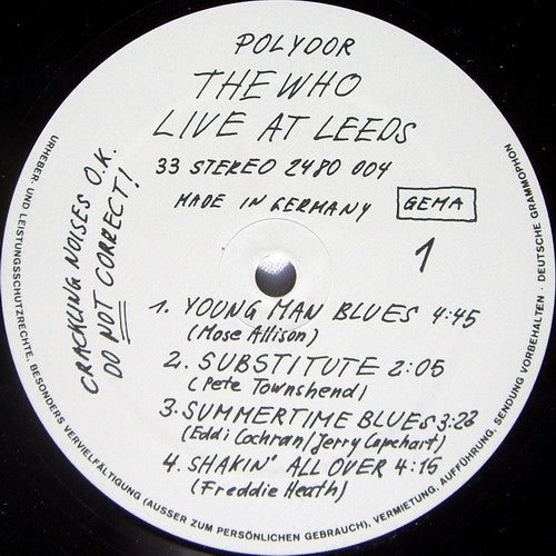 The Who -Live At Leeds