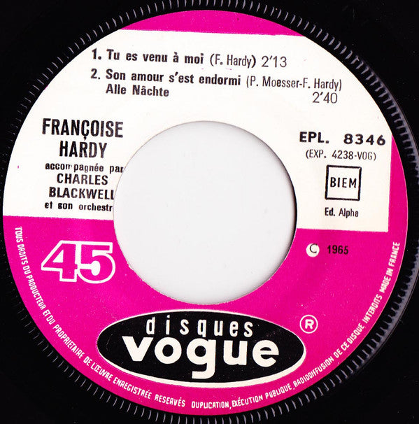 Françoise Hardy -Dis-Lui Non