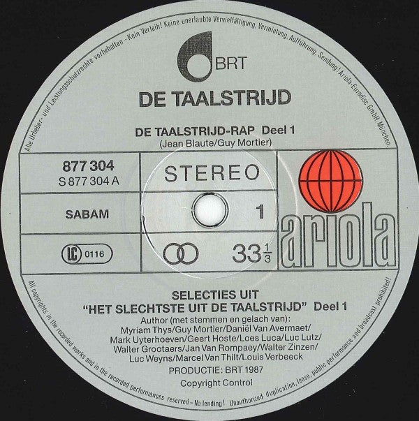 Various -Het Slechtste Uit De Taalstrijd