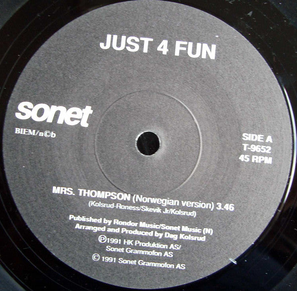 Just 4 Fun -Mrs. Thompson