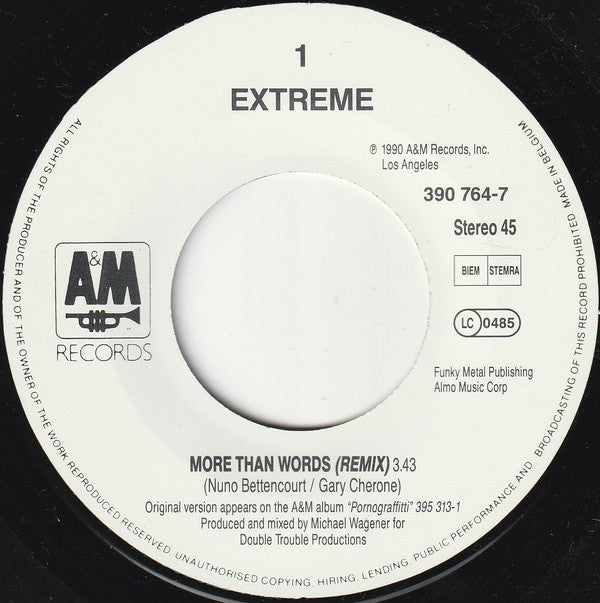 Extreme (2) -More Than Words