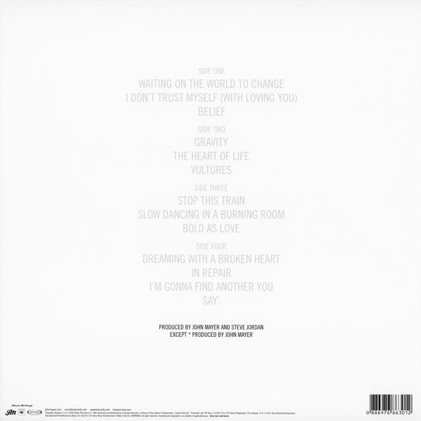 John Mayer -Continuum