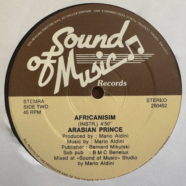 Arabian Prince - Africanism
