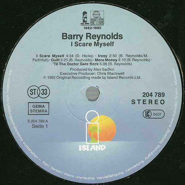 Barry Reynolds -I Scare Myself
