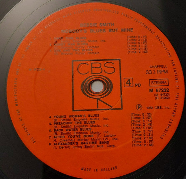 Bessie Smith -Nobody's Blues But Mine
