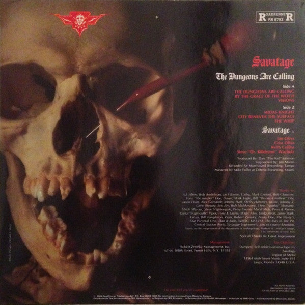 Savatage -The Dungeons Are Calling