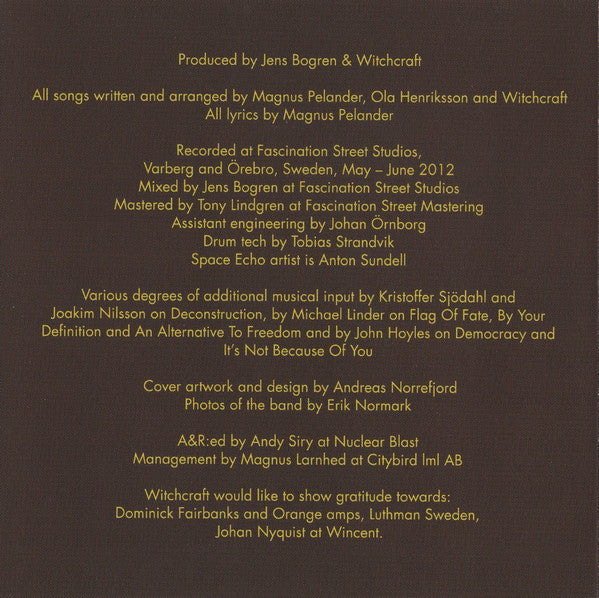 Witchcraft (6) -Legend