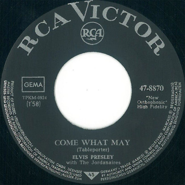 Elvis* -Love Letters / Come What May