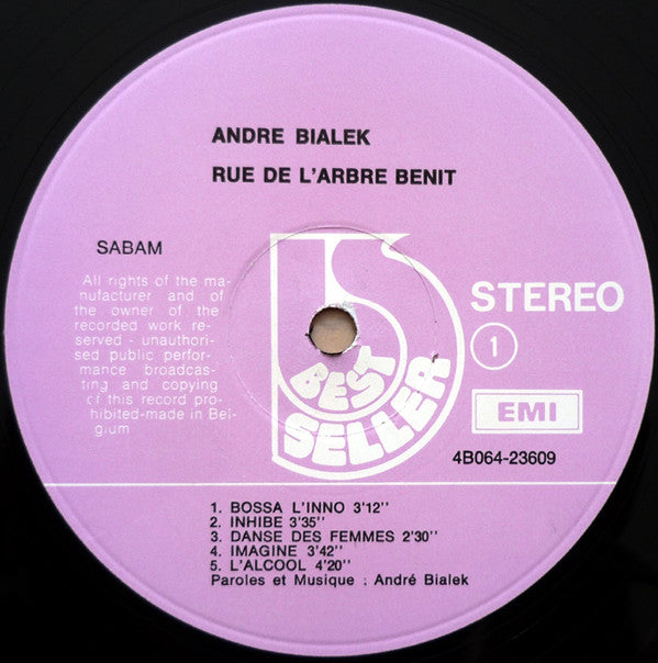 André Bialek - Rue De L'arbre Bénit