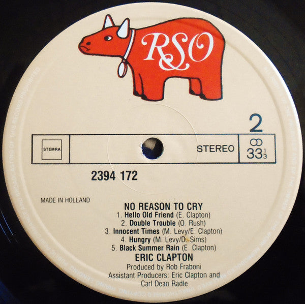 Eric Clapton -No Reason To Cry