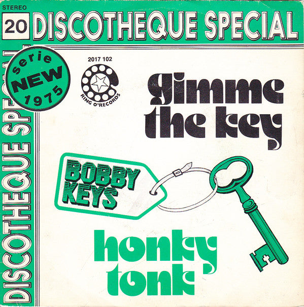 Bobby Keys - Gimmie The Key / Honky Tonk (Parts 1 &amp; 2)