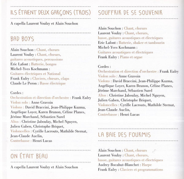 Alain Souchon &amp; Laurent Voulzy - Alain Souchon &amp; Laurent Voulzy