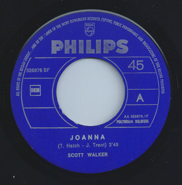 Scott Walker -Joanna / Always Coming Back To You