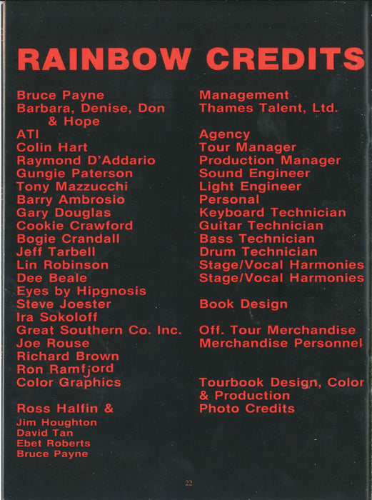 Rainbow -A Light In The Black 1975-1984