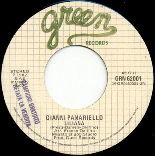 Gianni Panariello -Per Chi Piangere / Liliana