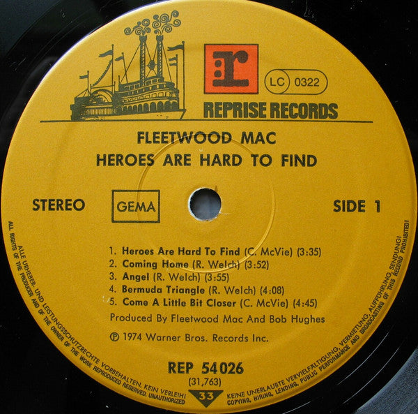 Fleetwood Mac - Heroes Are Hard To Find