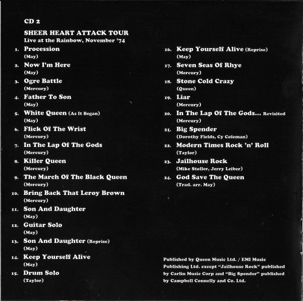 Queen -Live At The Rainbow '74