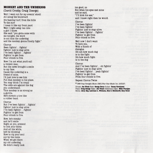 David Crosby -Oh Yes I Can