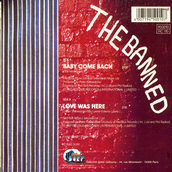 The Banned (2) -Baby Come Back