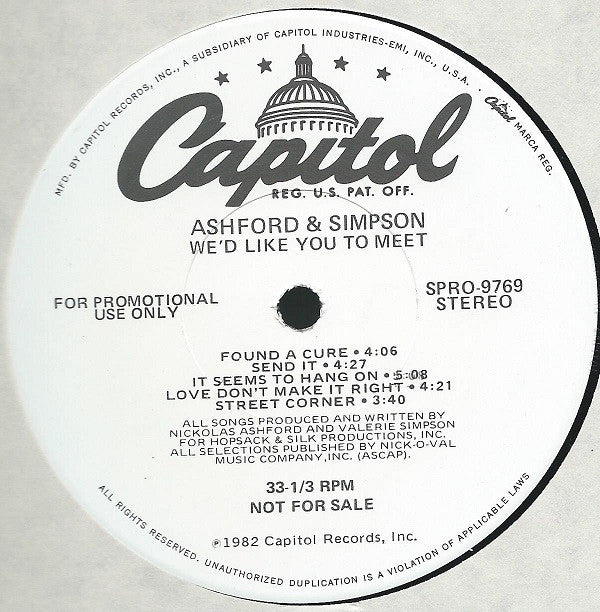 Ashford & Simpson -We'd Like You To Meet
