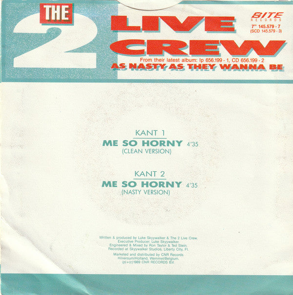 The 2 Live Crew -Me So Horny