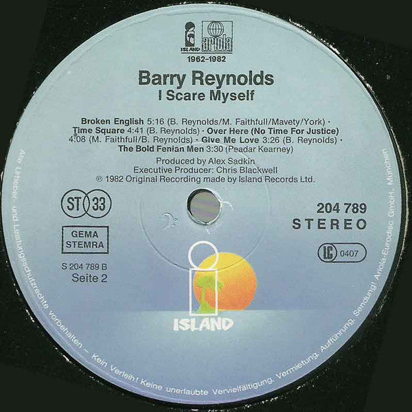 Barry Reynolds -I Scare Myself