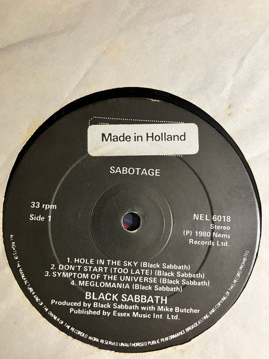 Black Sabbath - Sabotage