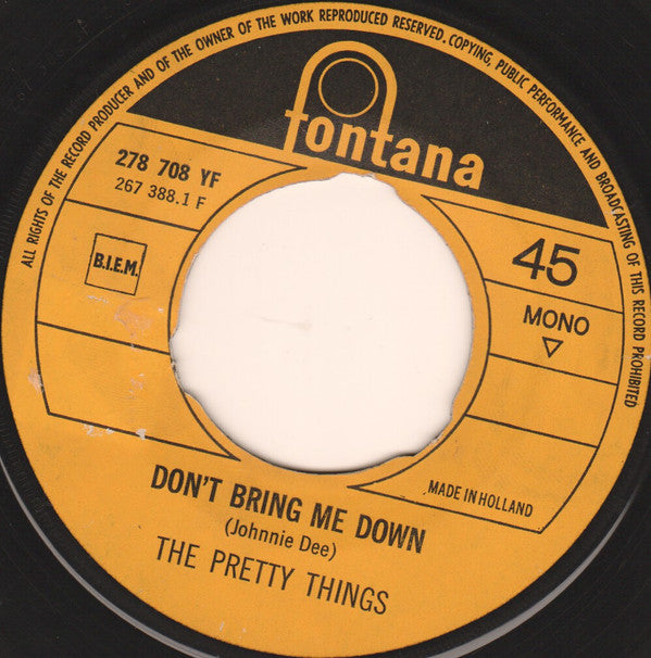 The Pretty Things -Don't Bring Me Down / We'll Be Together