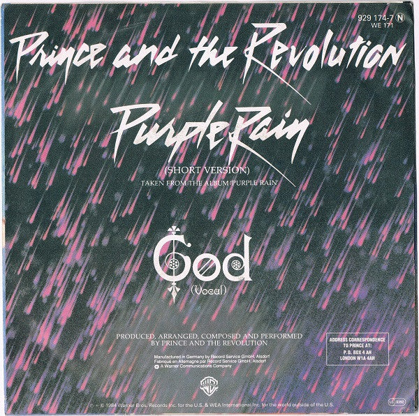 Prince And The Revolution -Purple Rain