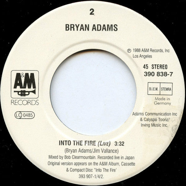 Bryan Adams -There Will Never Be Another Tonight