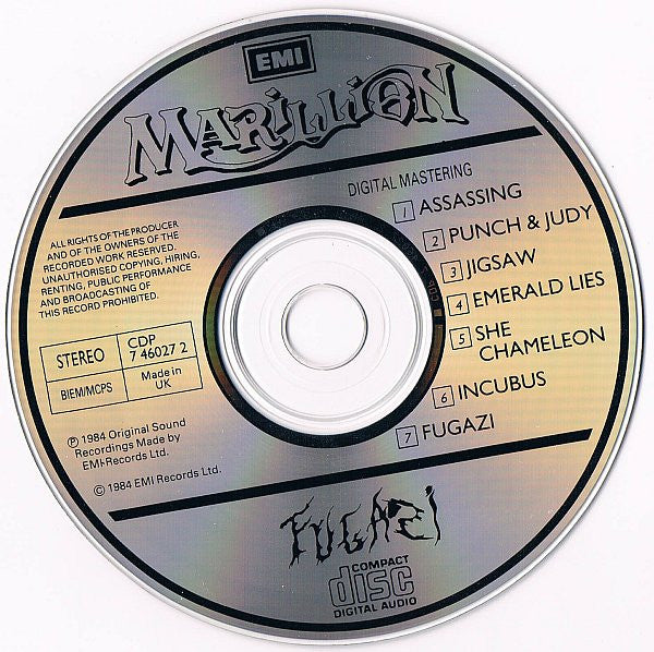 Marillion -Fugazi