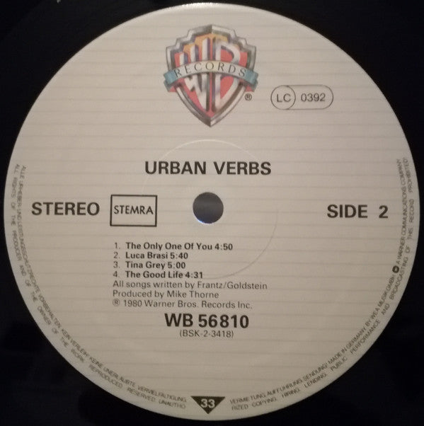 Urban Verbs - Urban Verbs