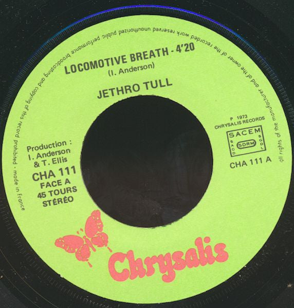 Jethro Tull -Bourrée / Locomotive Breath