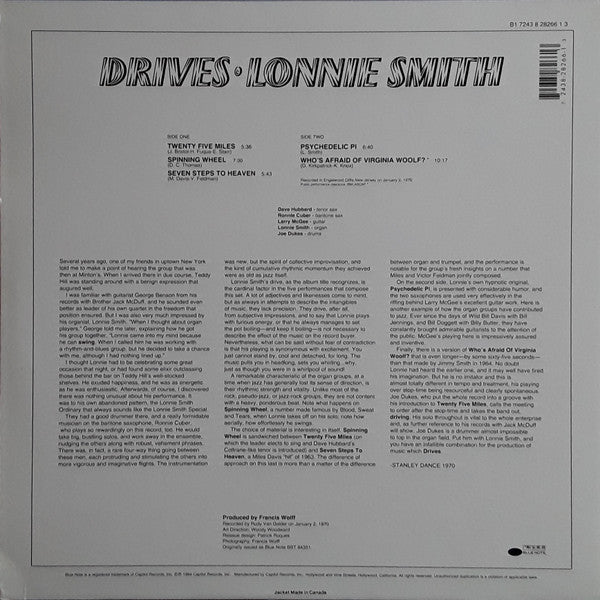 Lonnie Smith - Drives
