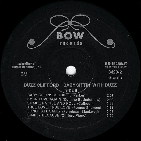 Buzz Clifford -Baby Sittin' With Buzz Clifford