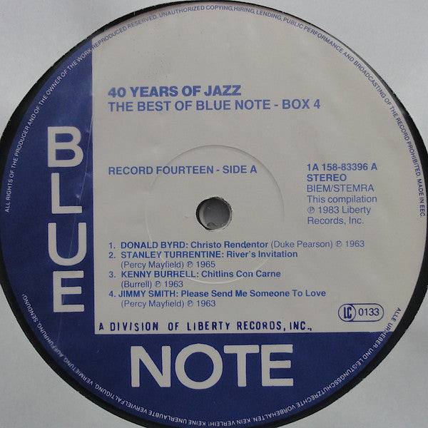 Various - 40 Years Of Jazz - The Best Of Blue Note - Box 4
