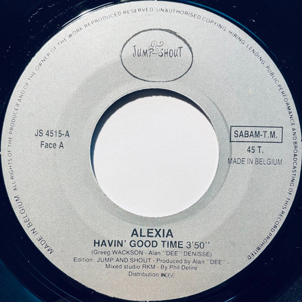 Alexia (10) -Havin' Good Time